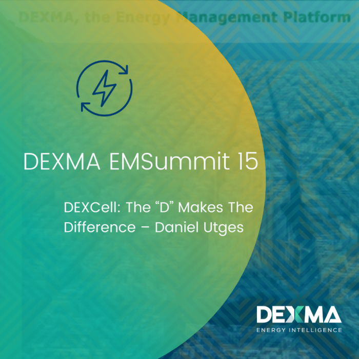 DEXMA EMSummit 15 | DEXCell: The “D” Makes the Difference – Daniel Utges