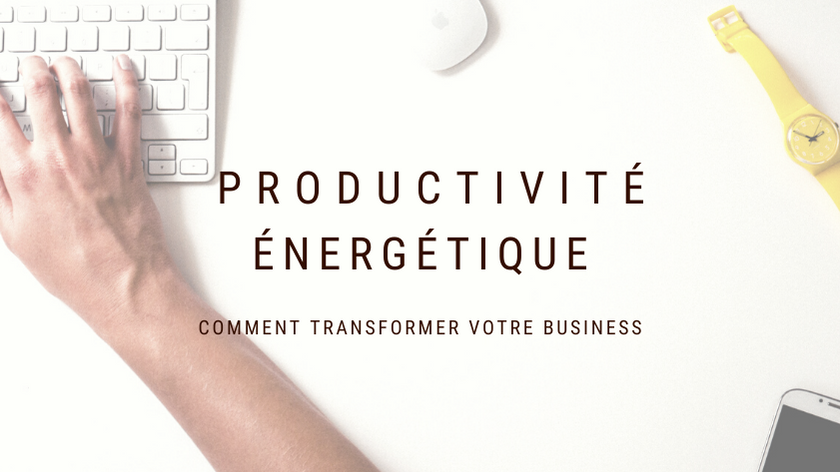 Pour Transformer votre Entreprise, Doublez votre Productivité Énergétique