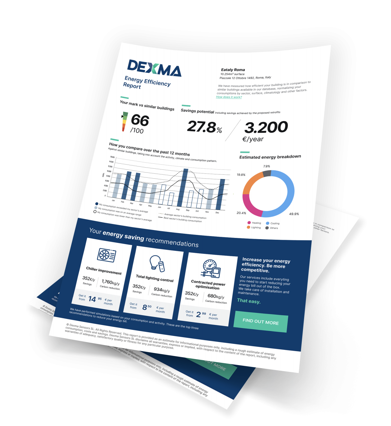 DEXMA Detect Energy Bill Report